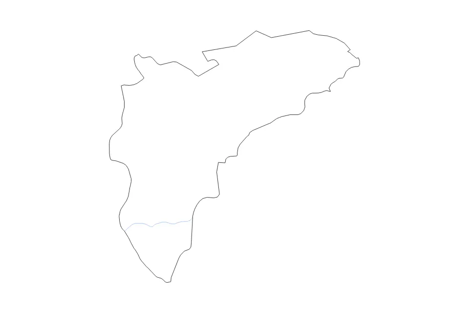 Mapa de Alicante, Spain de tipo contorno y ríos para Europa, con contorno y ríos con límites limpios.