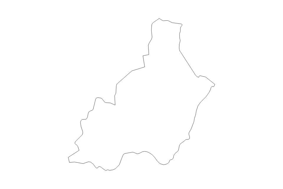 Vista previa del mapa de contorno de Almería
