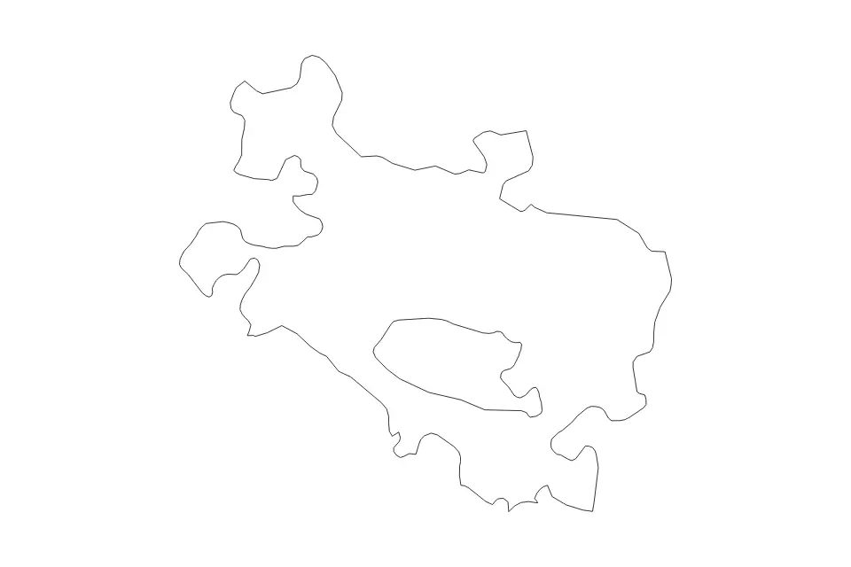 Vista previa del mapa de contorno de Araba / Álava