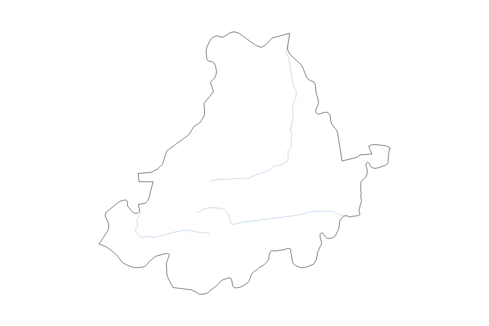 Carte de Ávila, Spain de type contour et rivières pour Europe, montrant contour et rivières avec des limites nettes.