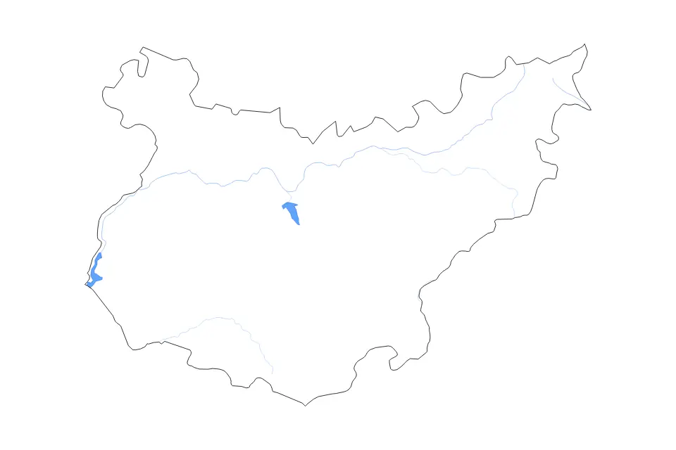 Badajoz outline map preview