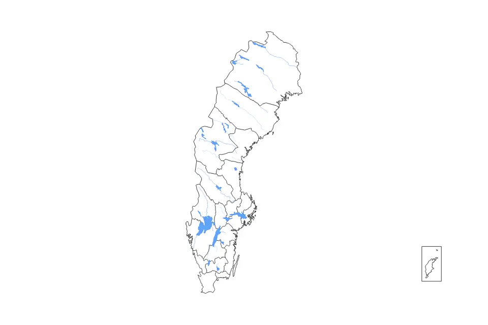 Vista previa del mapa de contorno de Sweden