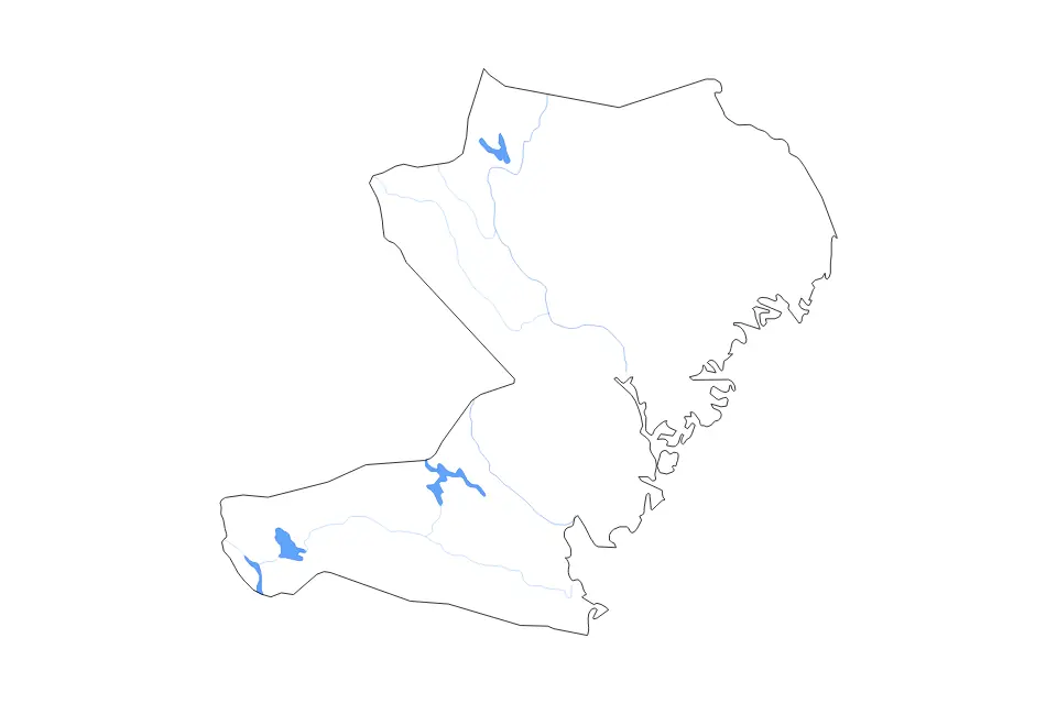 Carte de Västernorrland, Sweden de type contour, lacs et rivières pour Europe, montrant contour, lacs et rivières avec des éléments hydrographiques comme Holmsjön, Leringen, Holmsjön et Havern and Kyrksjön.