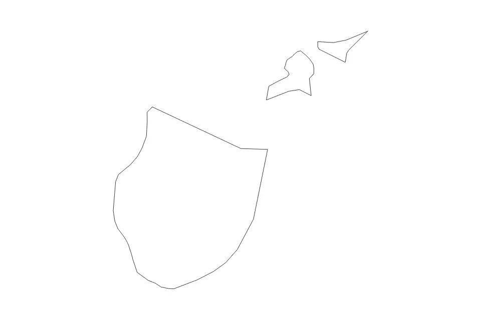 Vista previa del mapa de contorno de Appenzell Innerrhoden