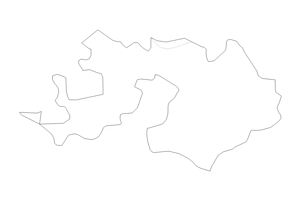 Basel-Landschaft outline map preview