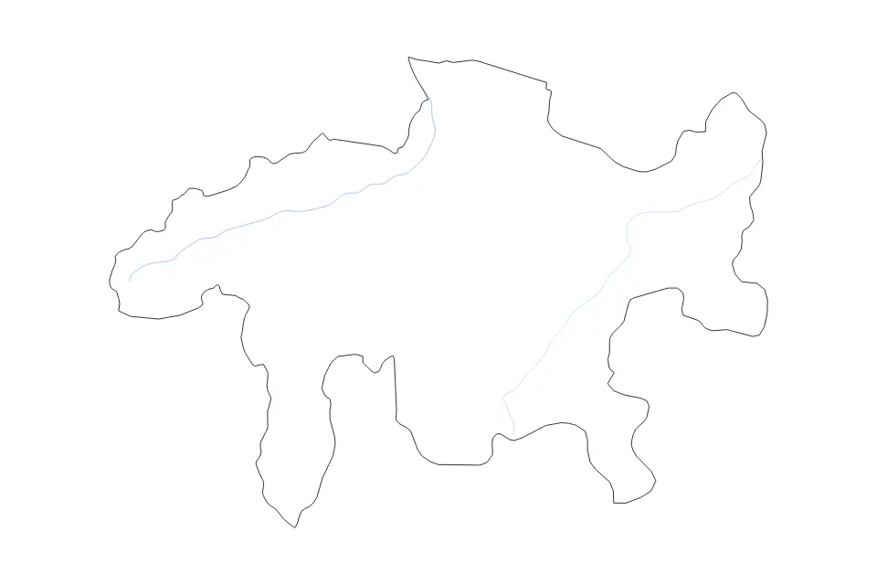 Aperçu de la carte de contour de Grisons