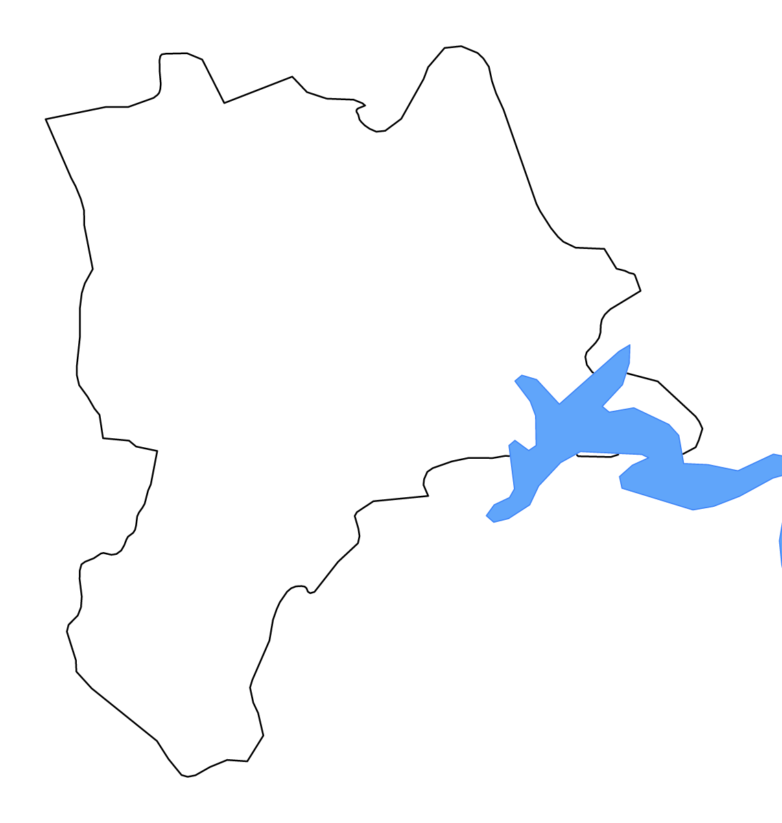 Carte de contour de Lucerne, Switzerland avec lacs et rivières.