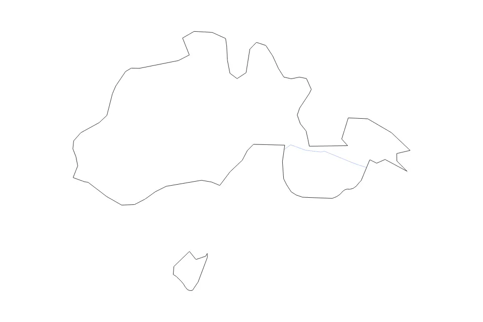 Mapa de Schaffhausen, Switzerland de tipo contorno y ríos para Europa, con contorno y ríos con límites limpios.