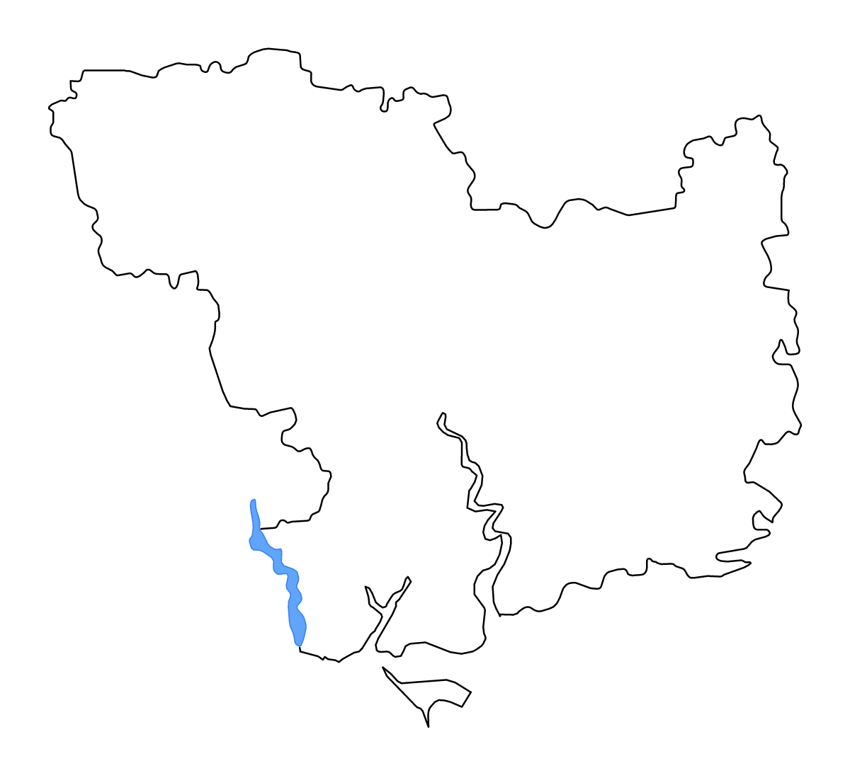 Carte de contour de Mykolaiv, Ukraine avec lacs et rivières.
