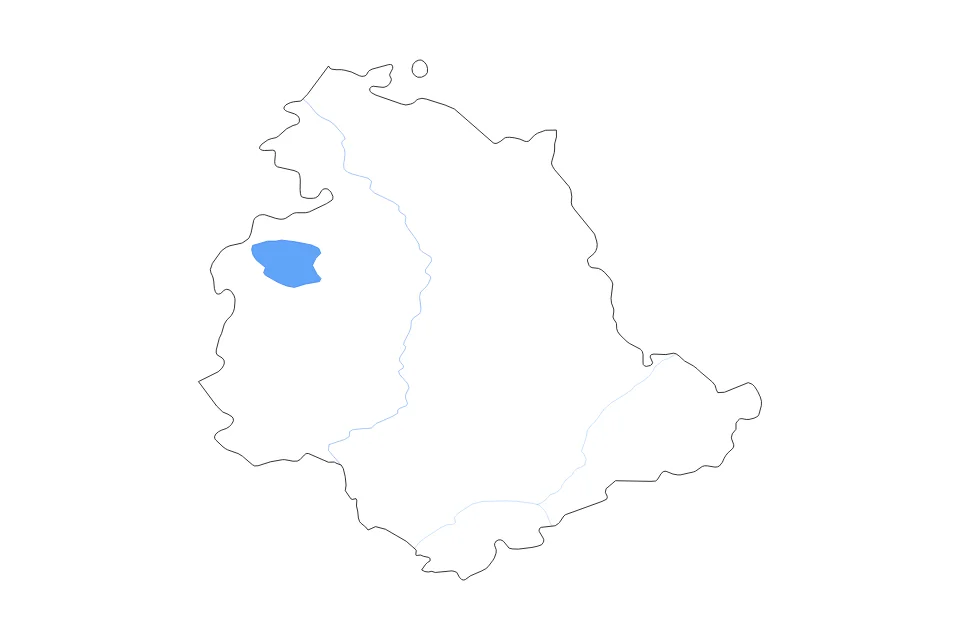 Aperçu de la carte de contour de Umbria