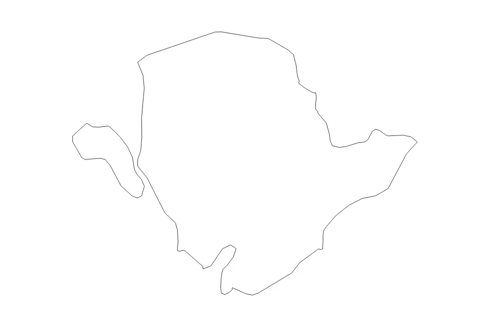 Vista previa del mapa de contorno de Anglesey