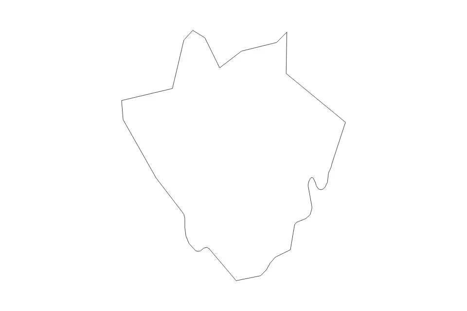 Barnet outline map preview
