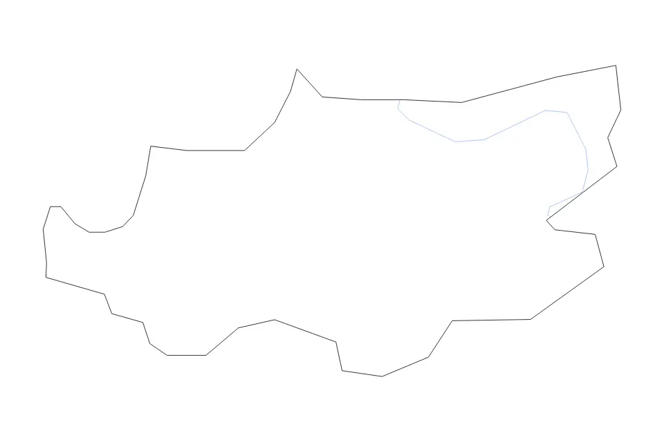 Bath and North East Somerset outline map preview