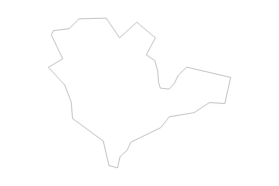 Belfast outline map preview
