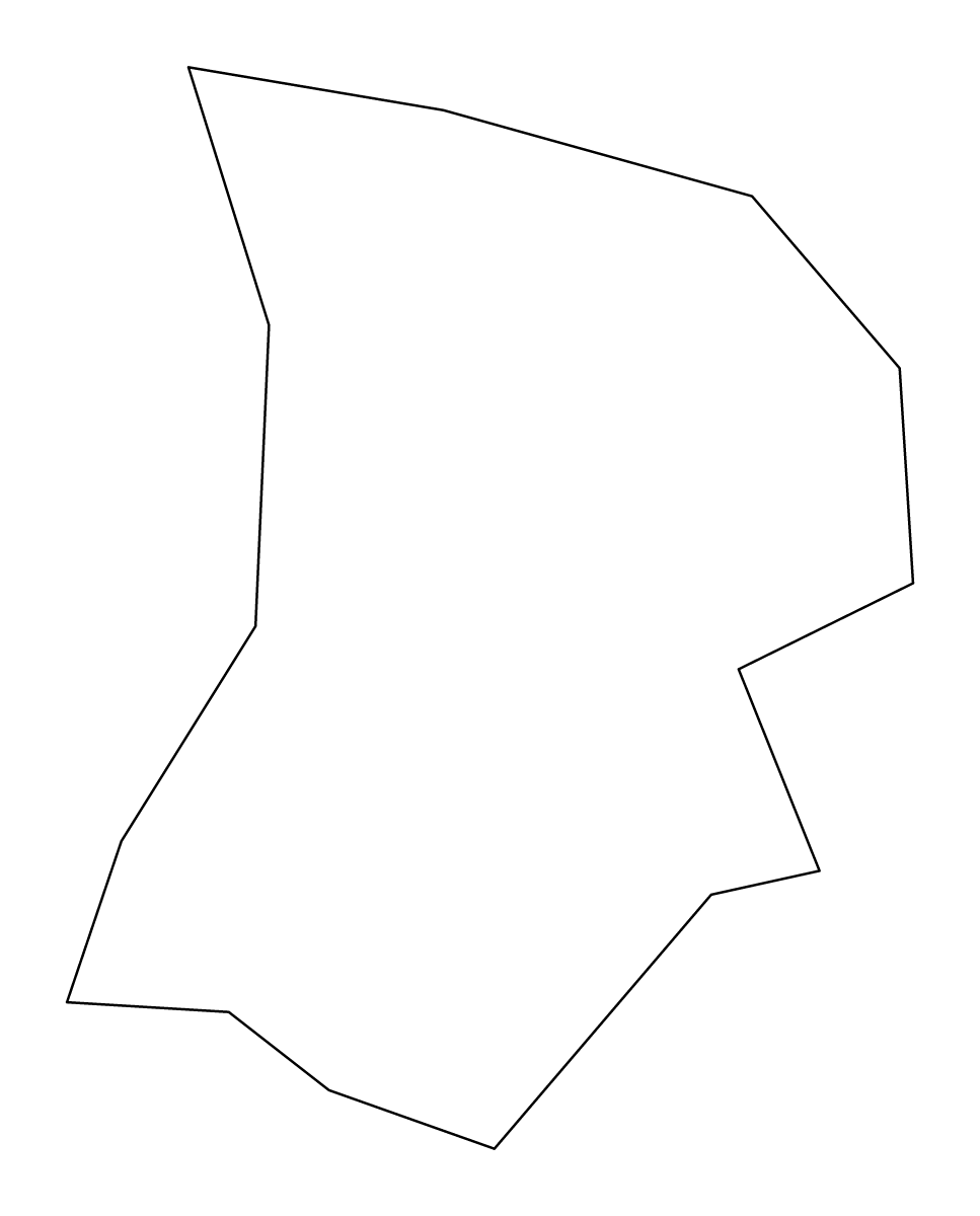 Mapa de contorno de Bracknell Forest, United Kingdom.