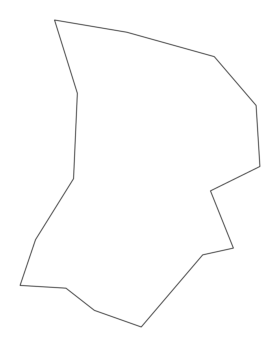 Mapa de contorno de Bracknell Forest, United Kingdom.