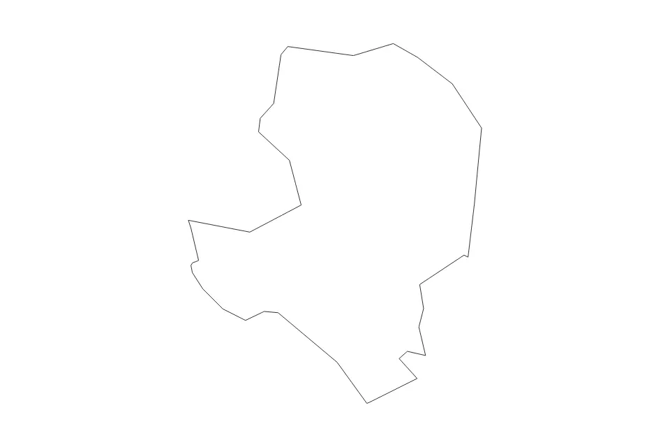 Carte de Bridgend, United Kingdom de type contour pour Europe, montrant contour avec des limites nettes.