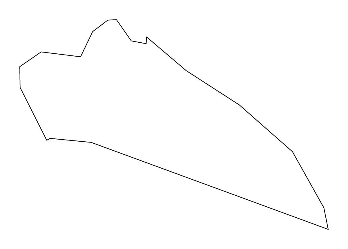 Mapa de contorno de Brighton and Hove, United Kingdom.