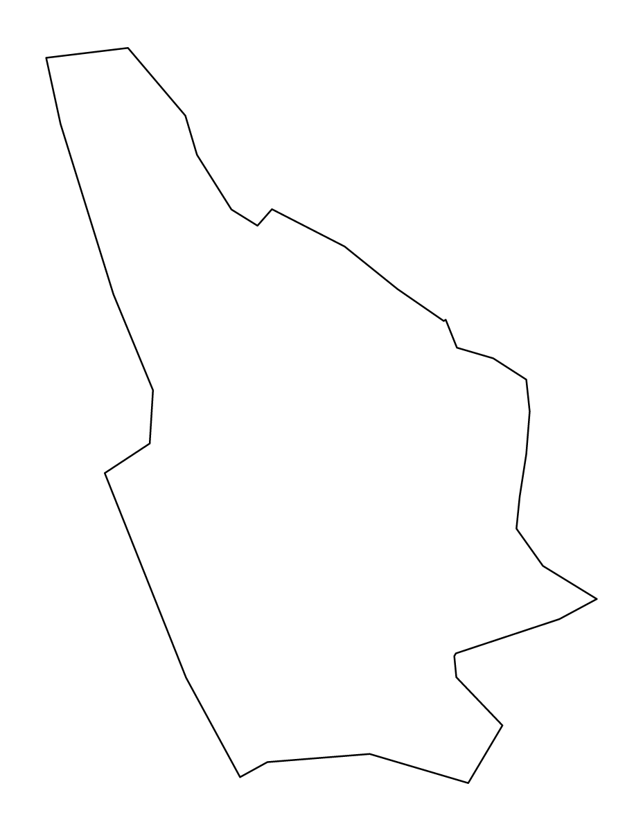 Mapa de contorno de Caerphilly, United Kingdom.