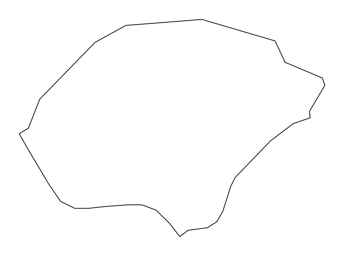 Mapa de contorno de Cardiff, United Kingdom.
