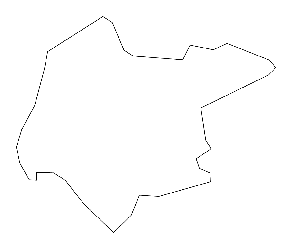 Mapa de contorno de Clackmannanshire, United Kingdom.