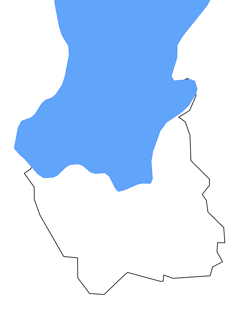 Mapa de contorno de Craigavon, United Kingdom con lagos y ríos.