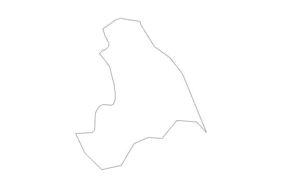 Carte de Croydon, United Kingdom de type contour pour Europe, montrant contour avec des limites nettes.