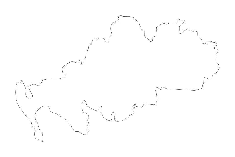Carte de Dumfries and Galloway, United Kingdom de type contour pour Europe, montrant contour avec des limites nettes.