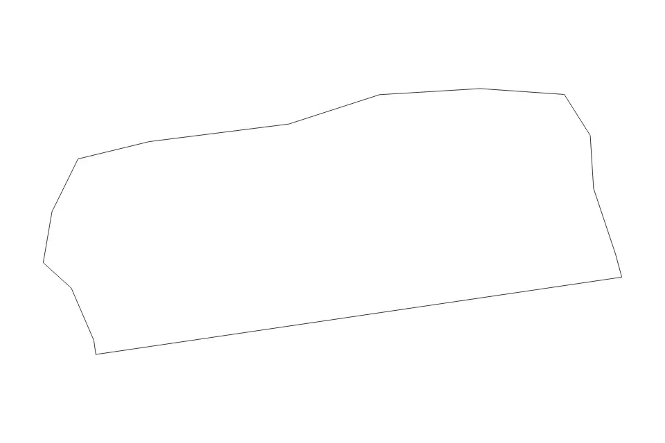 Outline map of Dundee Unitary District (city), United Kingdom with subdivision borders.