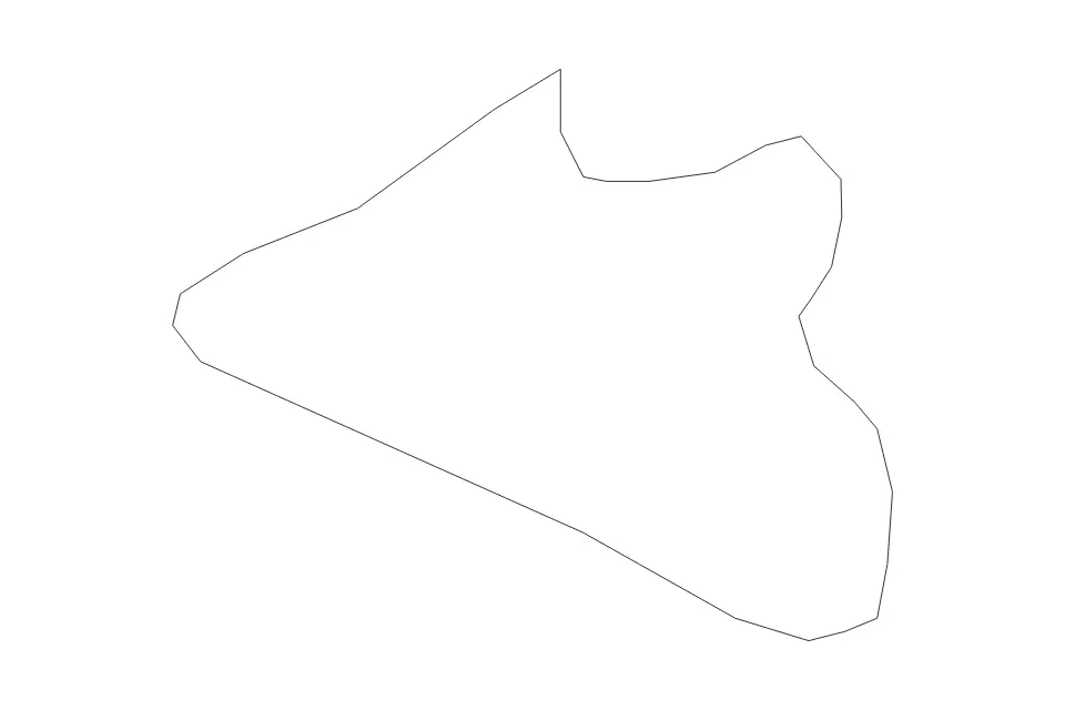 Carte de East Renfrewshire, United Kingdom de type contour pour Europe, montrant contour avec des limites nettes.