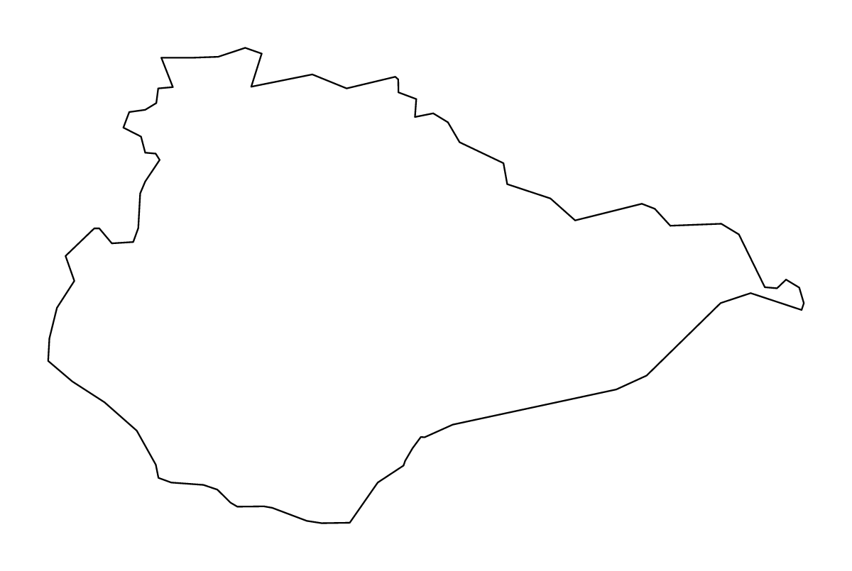 Mapa de contorno de East Sussex, United Kingdom.