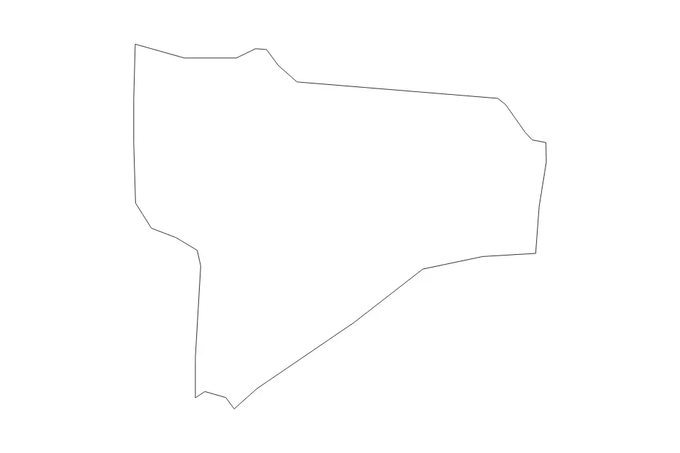 Carte de Edinburgh, United Kingdom de type contour pour Europe, montrant contour avec des limites nettes.