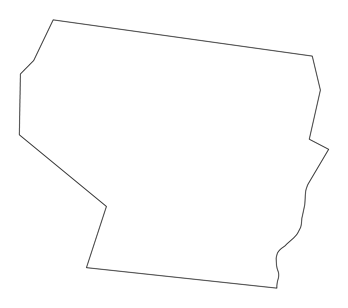 Mapa de contorno de Enfield, United Kingdom.