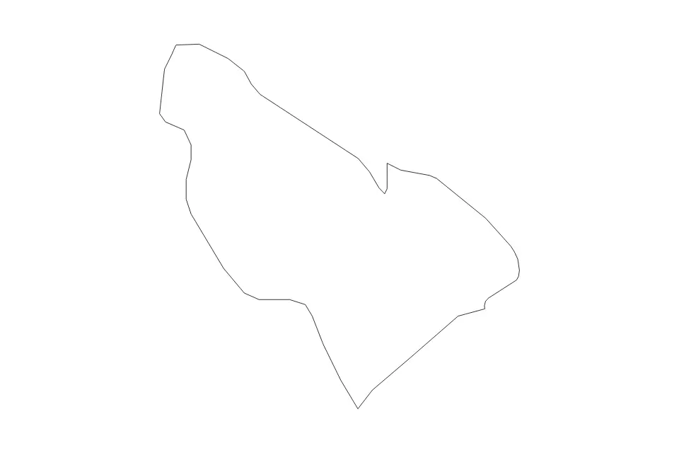 Outline map of Flintshire Unitary Authority (wales), United Kingdom with subdivision borders.