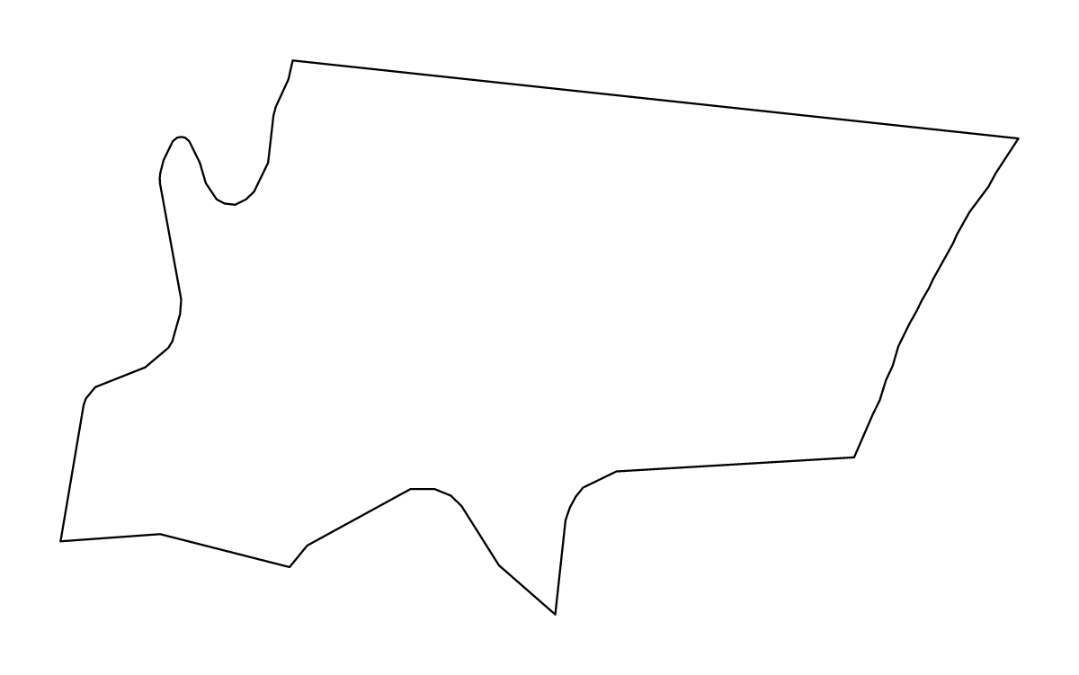 Mapa de contorno de Haringey, United Kingdom.