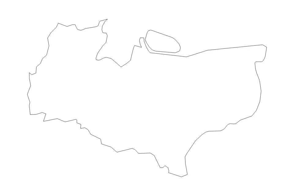 Aperçu de la carte de contour de Kent