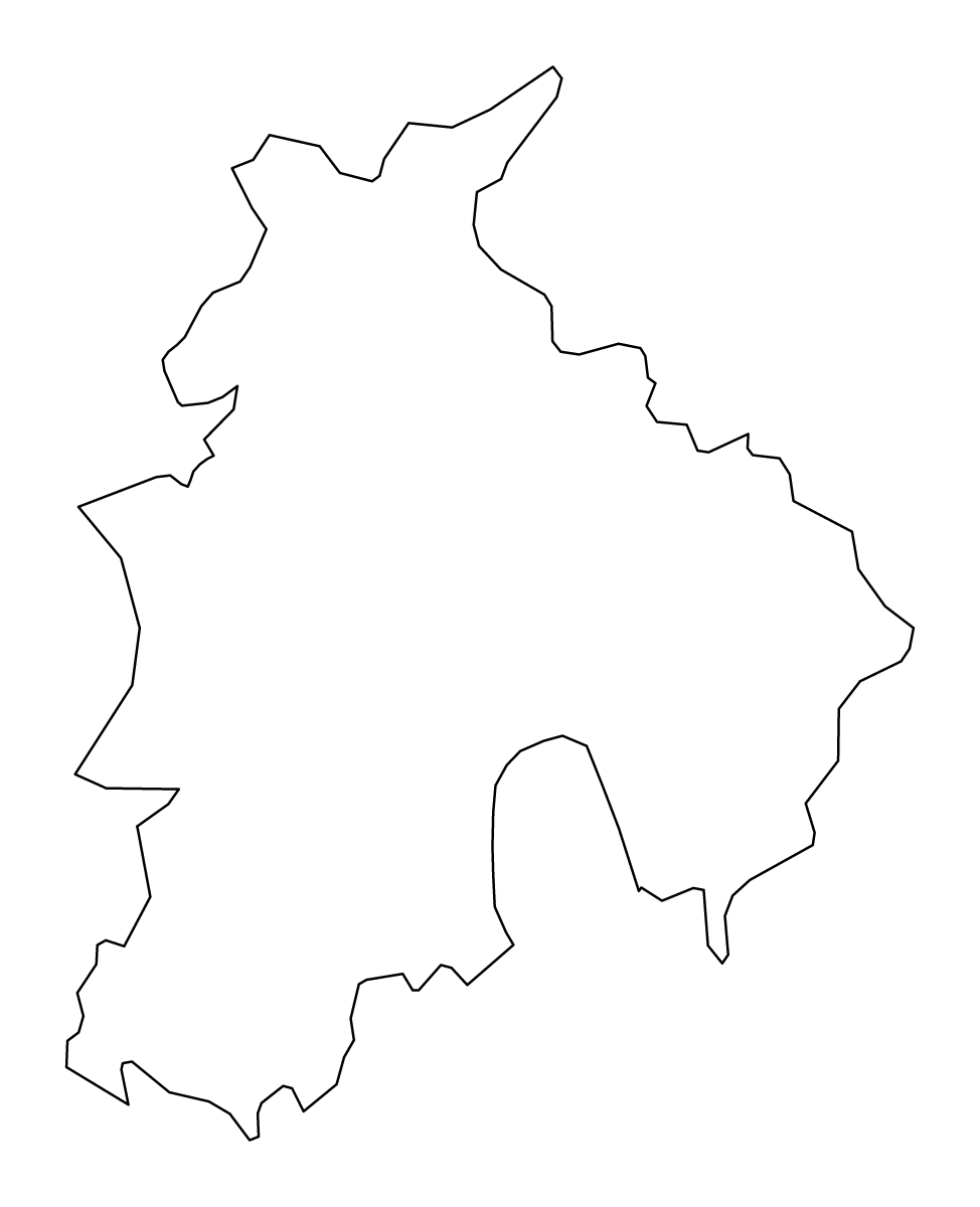 Carte de contour de Lancashire, United Kingdom.