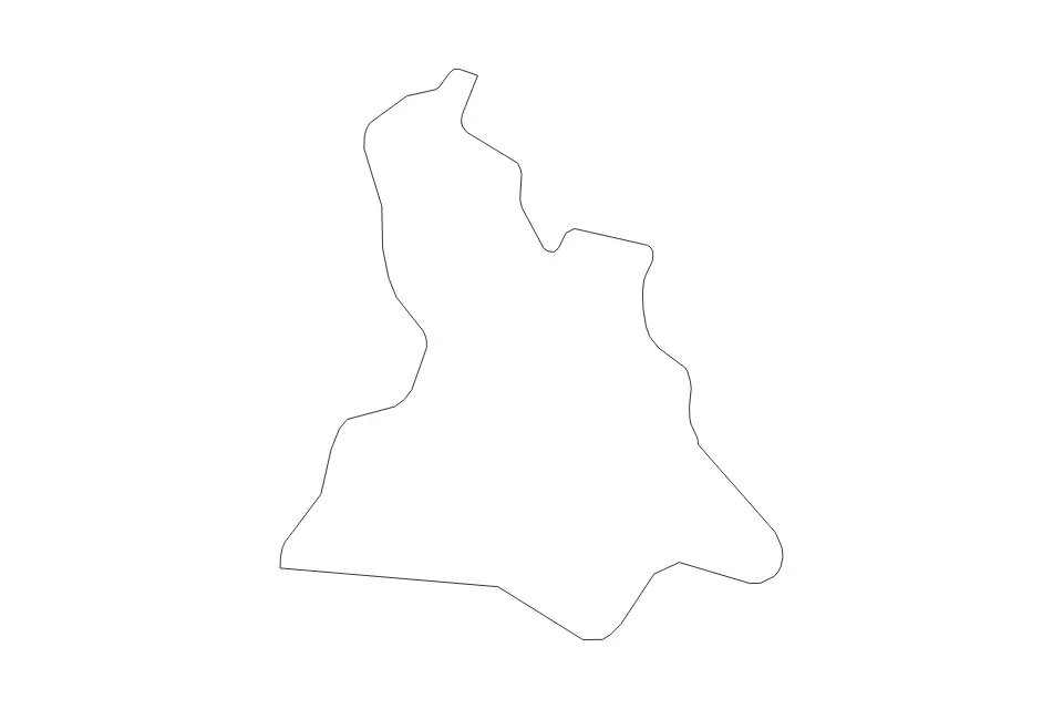 Carte de Lewisham, United Kingdom de type contour pour Europe, montrant contour avec des limites nettes.