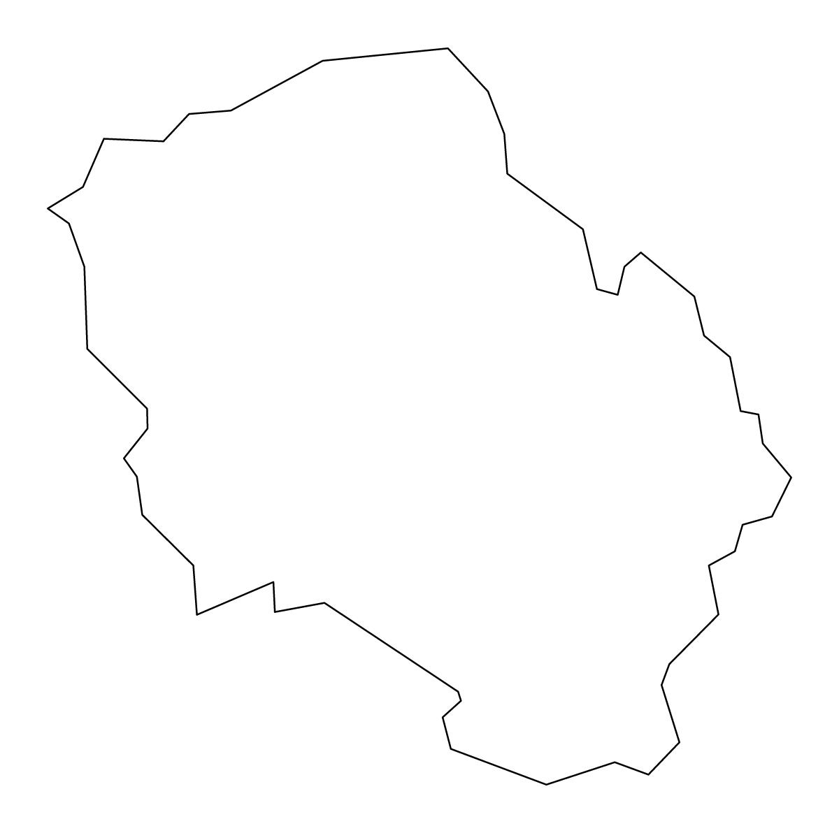 Carte de contour de Lisburn, United Kingdom.