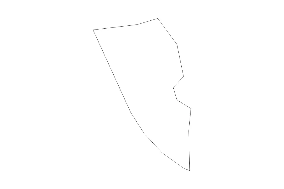 Outline map of Liverpool Metropolitan Borough, United Kingdom with subdivision borders.