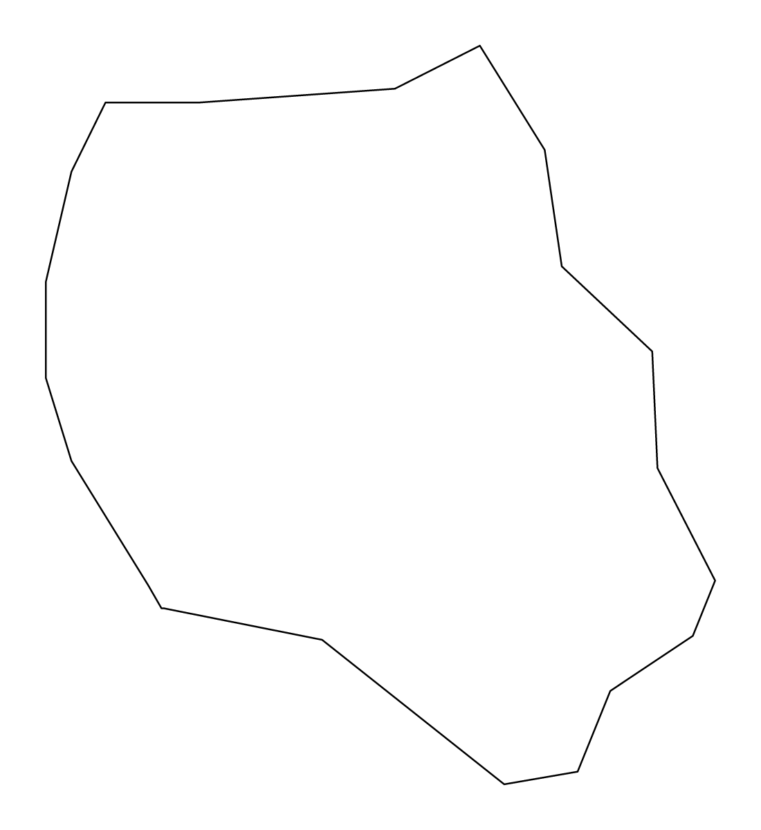 Carte de contour de Luton, United Kingdom.