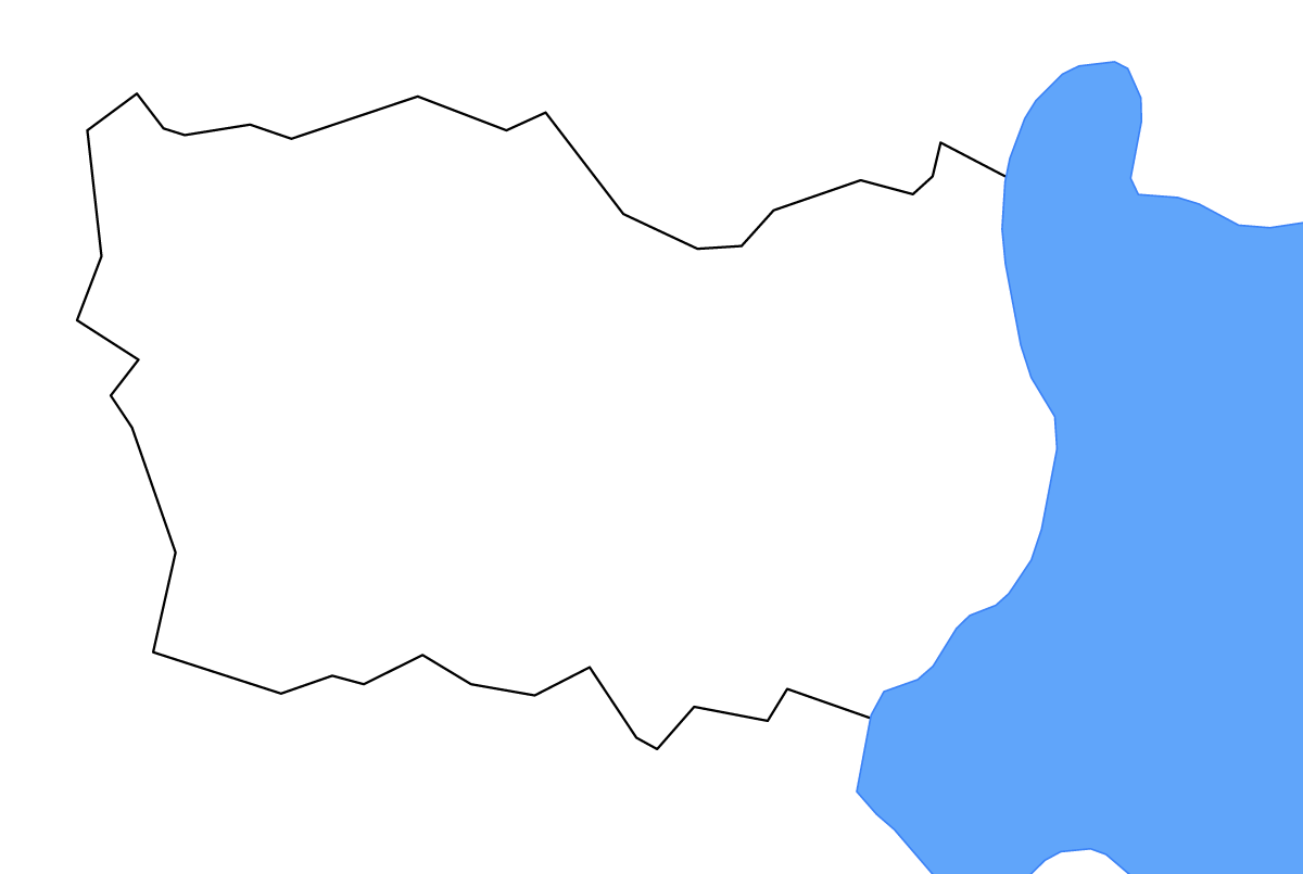 Mapa de contorno de Mid Ulster, United Kingdom con lagos.