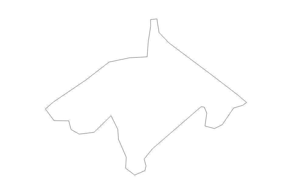 Carte de Midlothian, United Kingdom de type contour pour Europe, montrant contour avec des limites nettes.