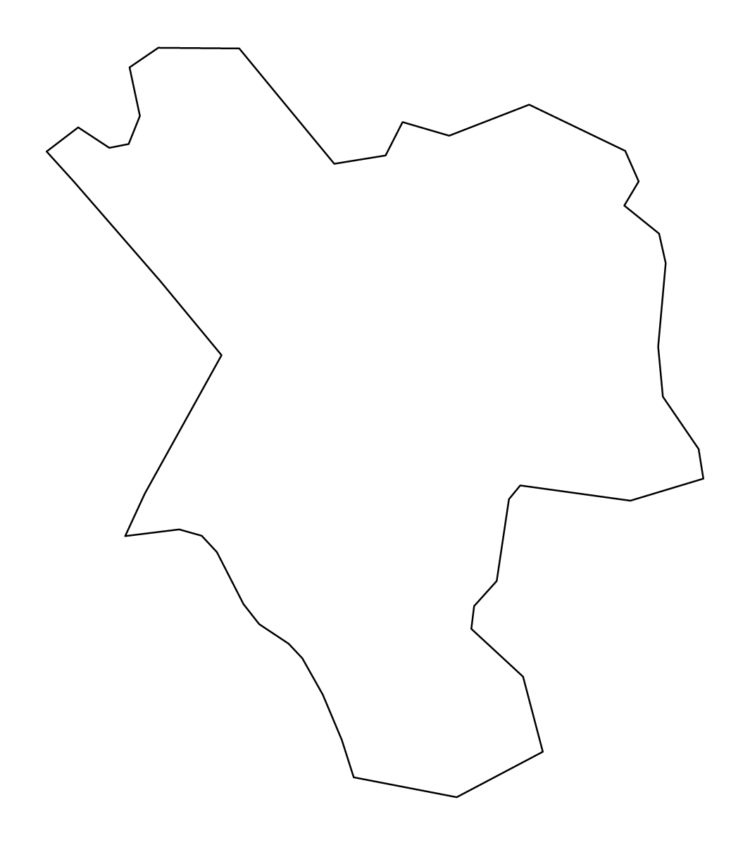 Carte de contour de Neath Port Talbot, United Kingdom.