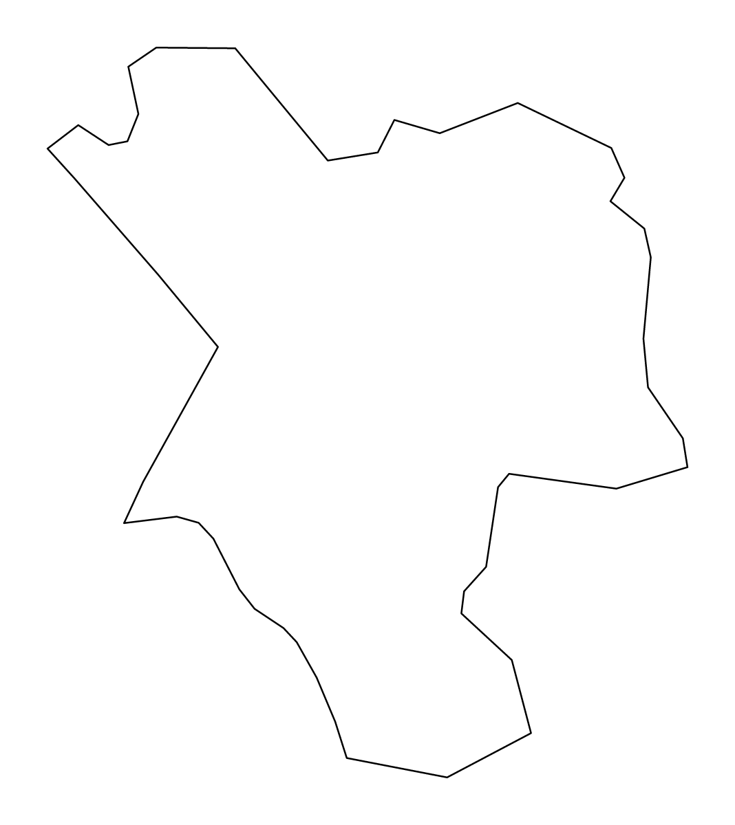 Mapa de contorno de Neath Port Talbot, United Kingdom.
