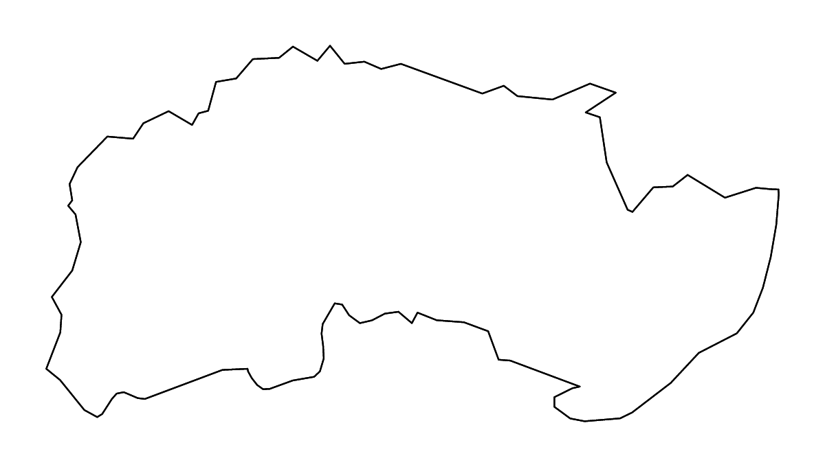 Mapa de contorno de Newry and Mourne, United Kingdom con ríos.