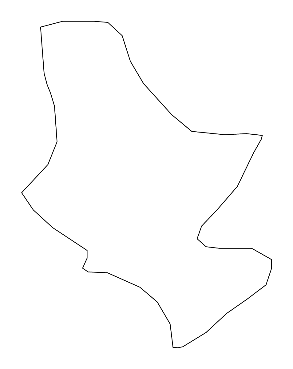 Mapa de contorno de North Ayrshire, United Kingdom.