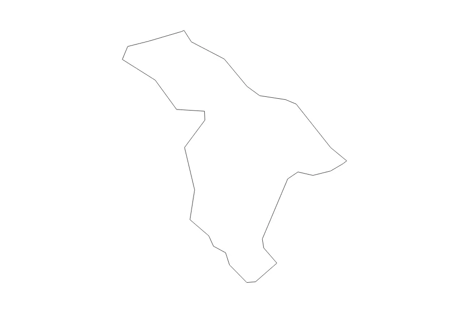 Carte de North East Lincolnshire, United Kingdom de type contour pour Europe, montrant contour avec des limites nettes.