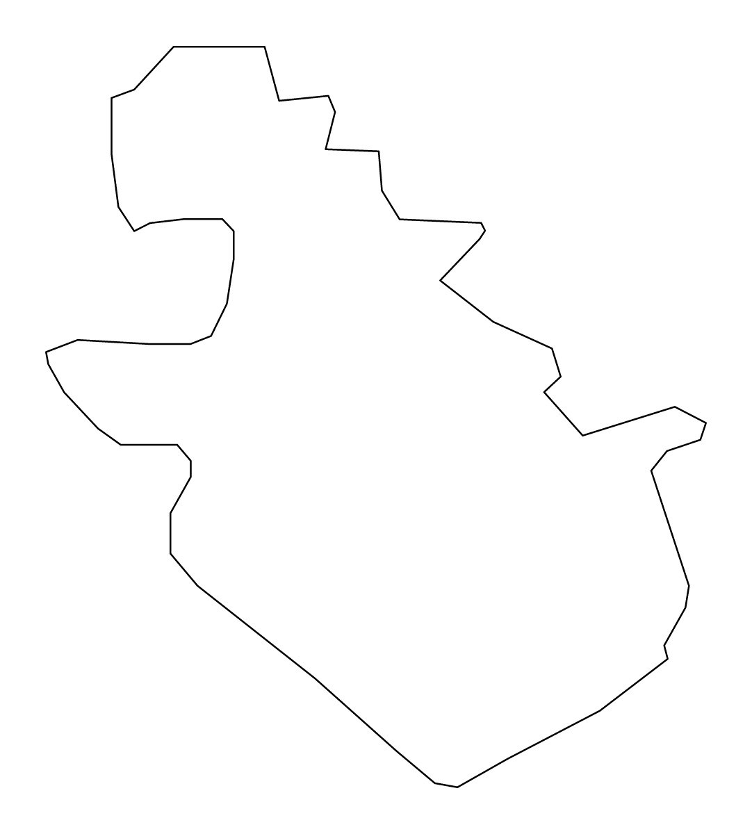 Mapa de contorno de North Lanarkshire, United Kingdom.