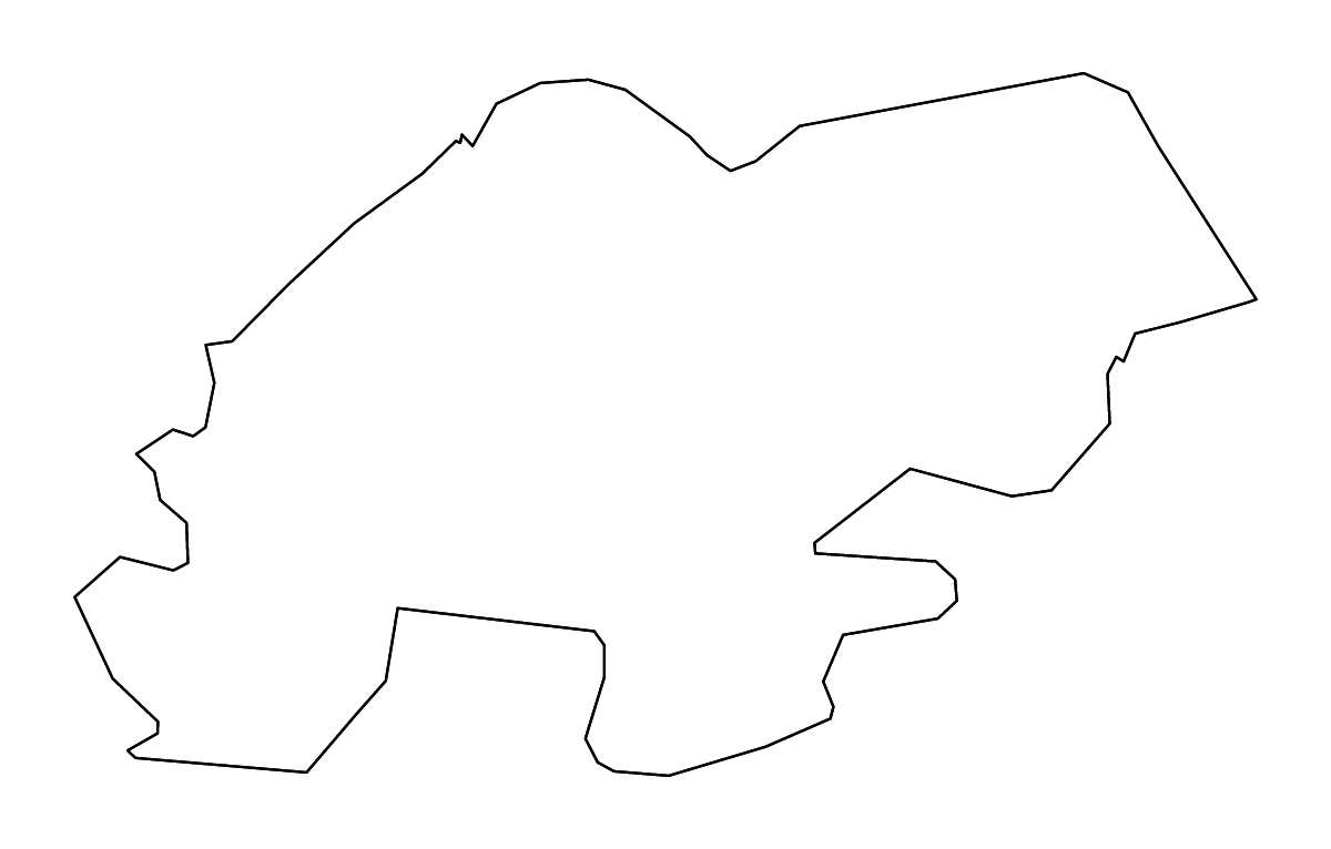 Mapa de contorno de North Lincolnshire, United Kingdom con ríos.